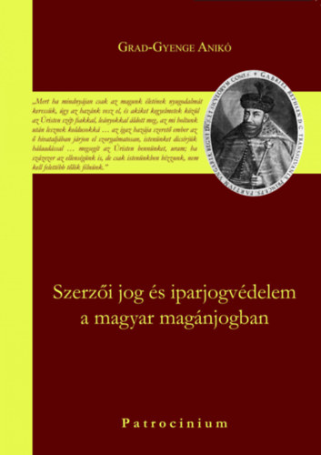 Szerzi jog s iparjogvdelem a magyar magnjogban