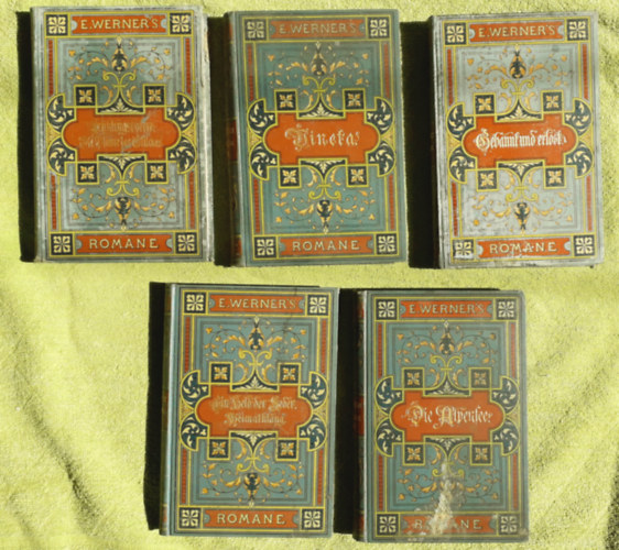 mit illustrationen 6 Meistern Elisabeth Werner - Gesammelte Romane und Novellen   (5 B�nde)