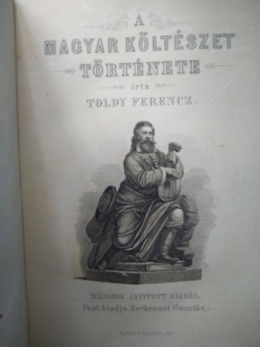 A magyar kltszet trtnete I-II. ktet egybektve 1867