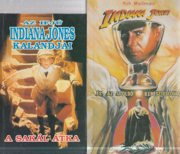 2 db. Indiana Jones kalandreg�ny (Az ifj� Indiana Jones kalandjai: A sak�l �tka + Indiana Jones �s az utols� kereszteslovag)