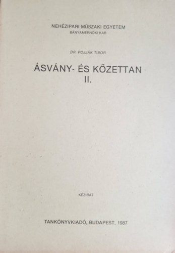 �sv�ny- �s k�zettan II. (Magm�s �sv�nyok �s k�zetek)