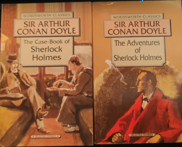 Sir Arthur Conan Doyle - K�t k�tet angol nyelv� Sherlock Holmes k�nyv