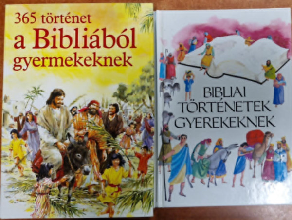 2db Knyv:365 trtnet a Biblibl gyermekeknek+Bibliai trtnetek gyerekeknek