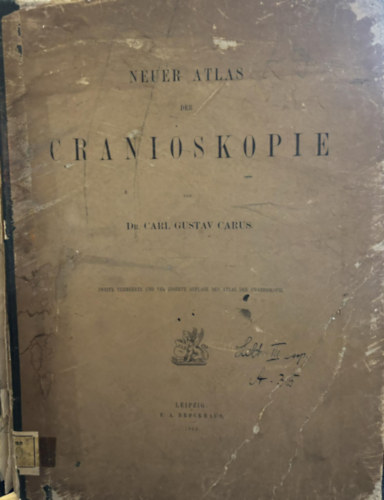 Carl Gustav Carus - Neuer Atlas der Cranioskopie