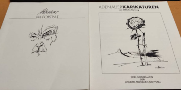 Adenauer im portrat + Adenauer Karikaturen (2 ktet)