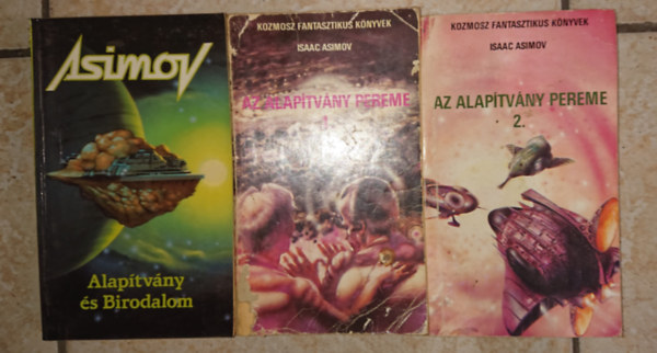 3 db Asimov-regny: Alaptvny s birodalom, Az alaptvny pereme 1-2.