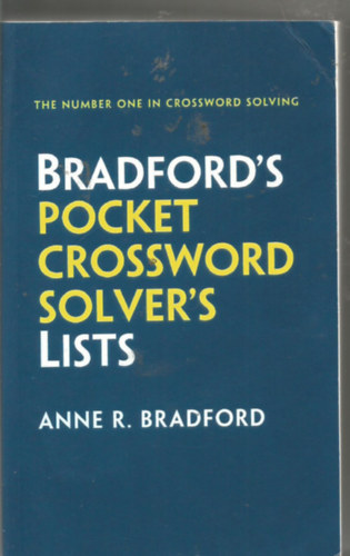 Anne R. Bradford - Collins Bradford's Crossword Solver's Lists