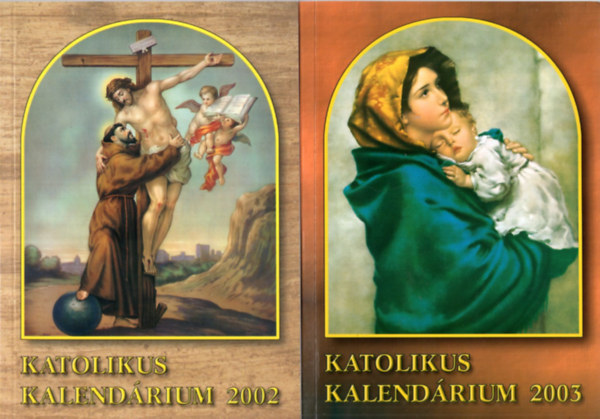 4 db Katolikus kalendrium (egytt) 2000-2003.