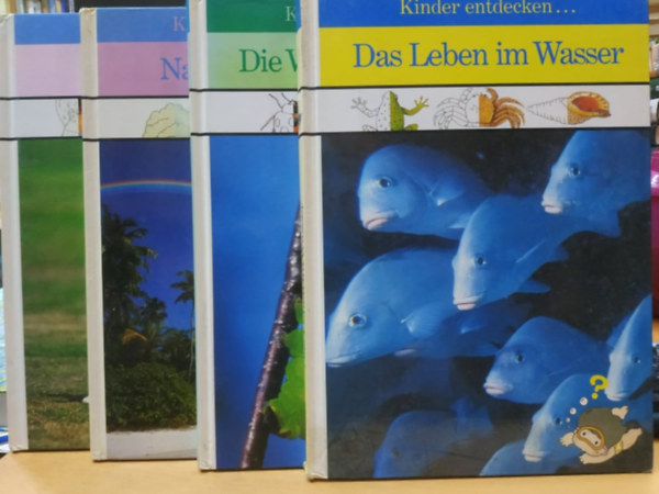 4 db Kinder-Bibliothek: Das Leben im Wasser; Die Welt der Insekten; Naturereignisse; Unser Krper