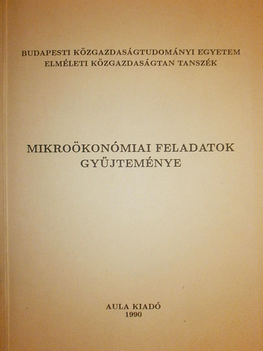 Mikro�kon�miai feladatok gy�jtem�nye