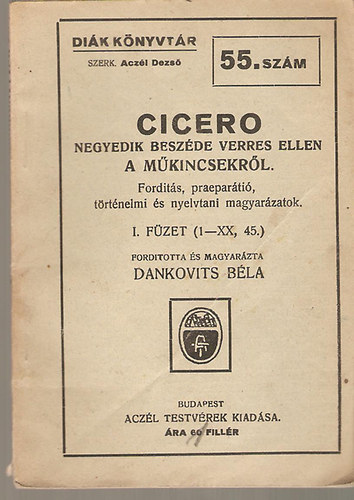 Cicero - Di�k k�nyvt�r 55. sz�m
