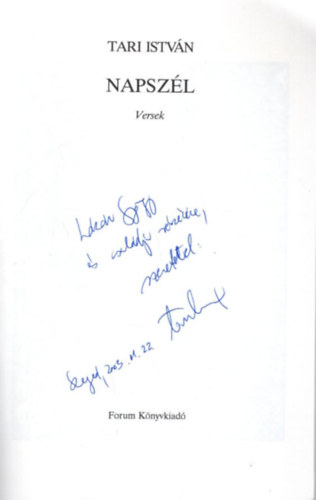 Napsz�l - Versek - dedik�lt