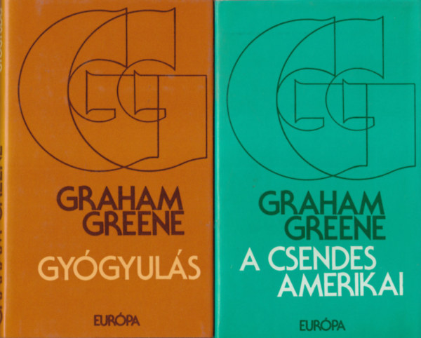 5 db Graham Greene regny : A csendes amerikai + Gygyuls + Az isztambuli vonat + Brightoni szikla + Titkos megbzats
