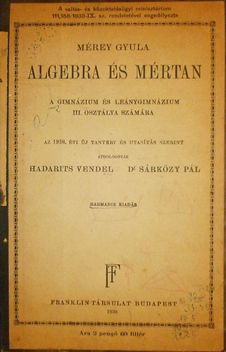 Algebra �s m�rtan