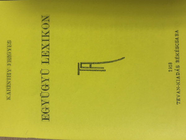 Egy�gy� lexikon