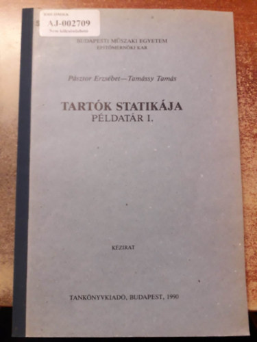 Tartk statikja - Pldatr I.