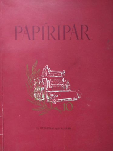 PAP�RIPAR 10 II. �vfolyam 1958 6. SZ�M