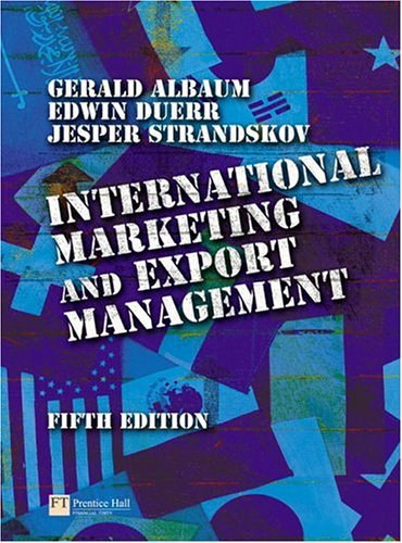 International Marketing and Export Management (4th Edition)
