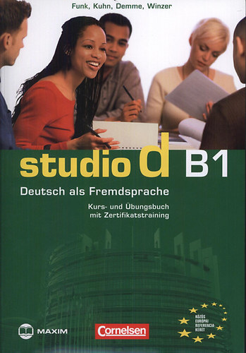 Studio D B1 Kurs- und bungsbuch mit Zertifikatstraining - CD mellklettel