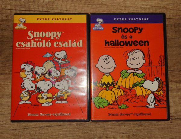 2 Snoopy-DVD: Snoopy �s a halloween, Snoopy �s a csahol� csal�d