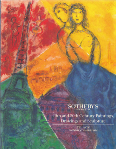 Sotheby's Tel Aviv - 19th and 20th Century Paintings, Drawings and Sculpture (4th April 1994)