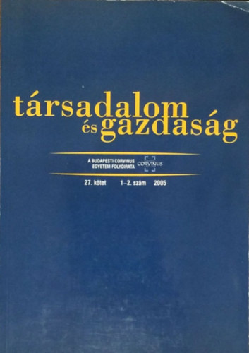 Trsadalom s Gazdasg, 2005/1-2. szm