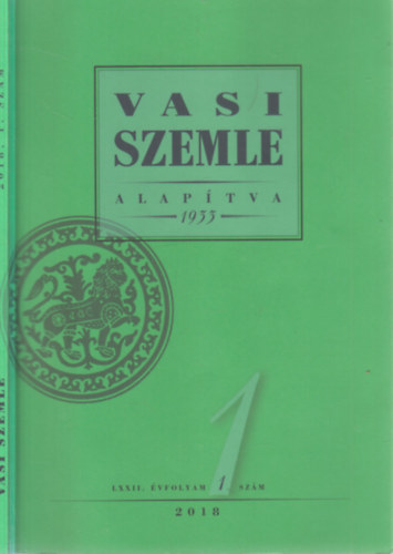 Vasi szemle 2018/1-es sz�m