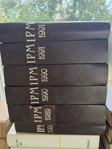 Interpress Magazin (IPM) 1989-1991 teljes �vfolyamok 6 k�tetben