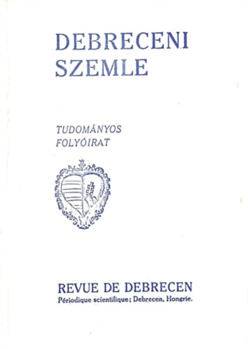 Debreceni Szemle 1927-1944 Repertrium