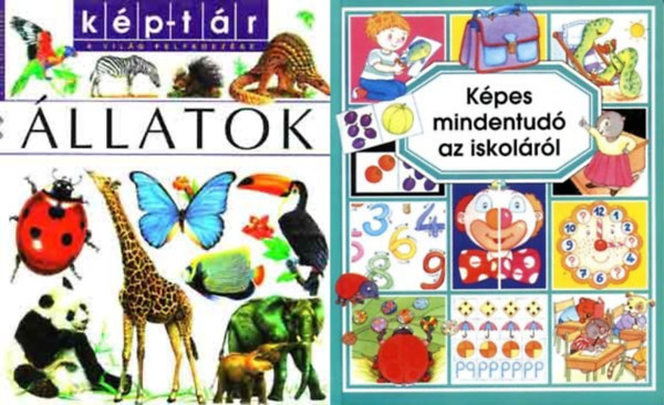 2 db ismeretterjeszt ktet vodsoknak: Kpes mindentud az iskolrl +  llatok