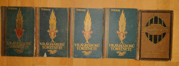 4 k�tet a Tolnai A vil�gh�bor� t�rt�nete c�m� sorozat�b�l + aj�nd�k Tolnai Vil�gt�rt�nelme k�tet: IV. k�tet, V. k�tet, VII. k�tet, X. k�tet + A F�ld �st�rt�nete