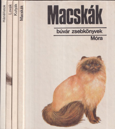 4db b�v�r zsebk�nyv: Macsk�k + Kuty�k + Lovak + H�zi�llatok