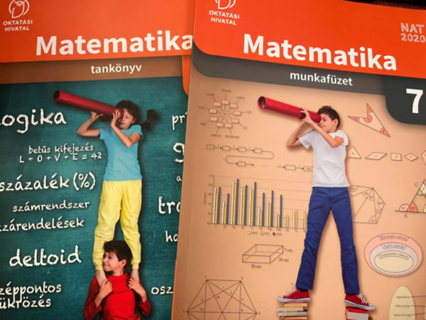Matematika tankönyv + munkafüzet 7. NAT 2020