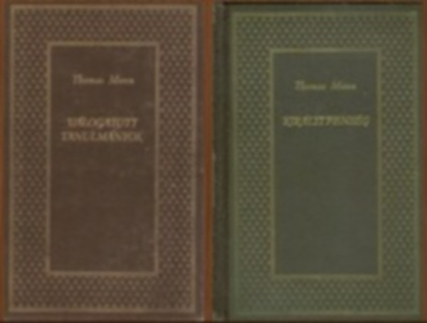 Thomas Mann - 2 db-os könyvcsomag: Válogatott tanulmányok + Királyi fenség