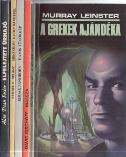 5 db. sci-fi: Elfelejtett �rhaj� + Menek�l�s a holt v�rosb�l + Hamis t�k�rk�p + Massza + A grekek aj�nd�ka