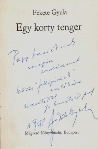 Egy korty tenger. - Dediklt.