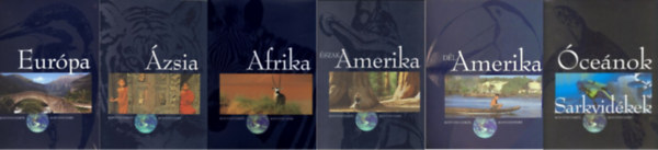 Kontinensrl kontinensre sorozat 6 ktete (CD mellkletekkel) - Eurpa, zsia, Afrika, szak-Amerika, Dl-Amerika, cenok - Sarkvidkek