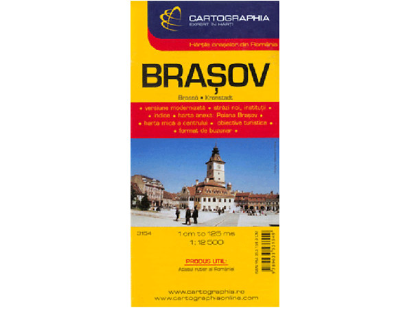 Cartographia Kft. Brass� / Bra�ov 1 : 12 500 - V�rost�rk�p