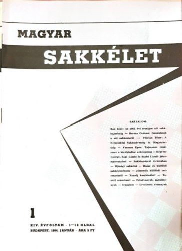 Magyar sakklet 1964. (XIV. vfolyam)
