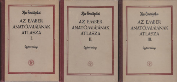 Az ember anatmijnak atlasza I-III.