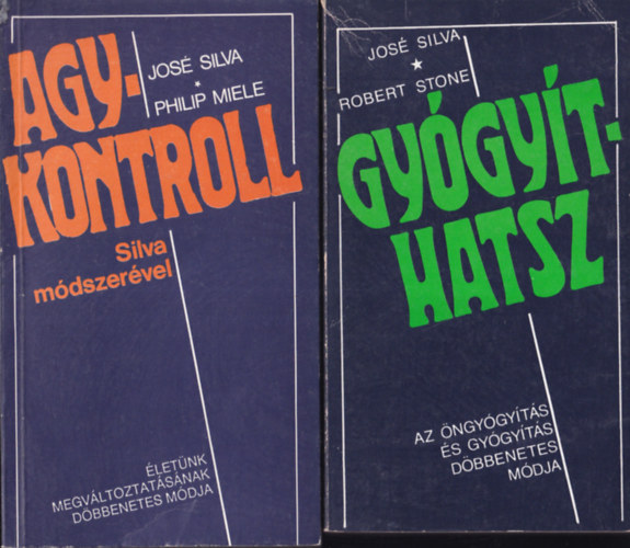2 db. agykontroll (Agykontroll Silva mdszervel + Gygythatsz)