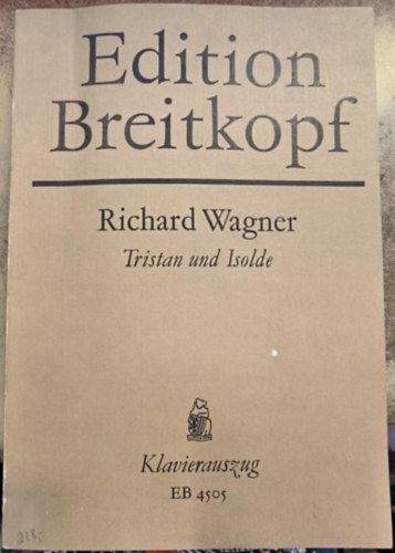 Tristan und Isolde - Klavierauszug