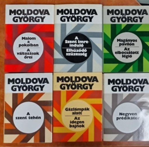 6db Moldova Gy�rgy k�tet: Negyven pr�dik�tor + G�zl�mp�k alatt - Az idegen bajnok + A szent teh�n