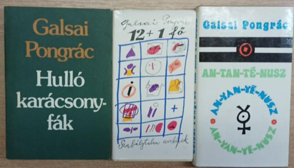 3 db Galsai Pongr�c k�tet: 12+1 f� - Hull� kar�csonyf�k - An-tan-t�-nusz