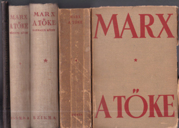 Brdy Andrs Marx - A tke I-III. + Trgymutat A Tke hrom ktethez (4 ktet)