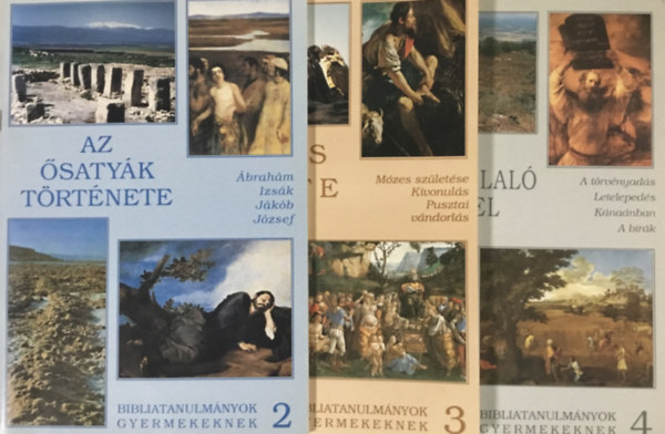 Bibliatanulmnyok gyermekeknek 2, 3, 4 (3 ktet)