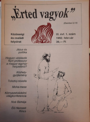 "rted vagyok" - Kzssgi s csaldi folyirat - III. vf. 1992. februr (1.szm), prilis  (2.szm), jnius  (3.szm)+ augusztus (4.szm)+ oktber (5.szm) , december (6. szm)