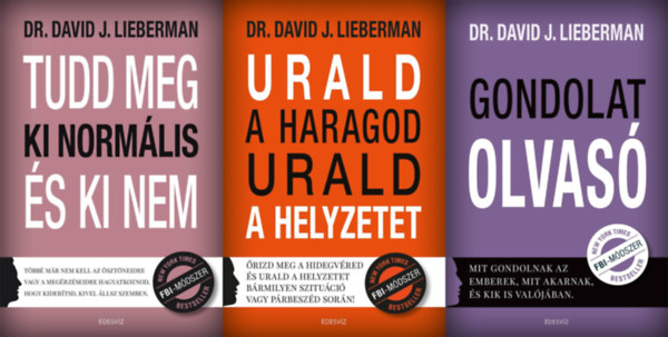 3 db FBI - mdszer: Tudd meg, ki normlis s ki nem + Urald a haragod urald a helyzetet + Gondolatolvas - Mit gondolnak az emberek, mit akarnak, s kik is valjban.