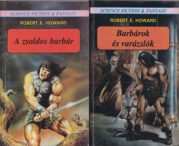 2 db. Science fiction and fantasy (A zsoldos barb�r + Barb�rok �s var�zsl�k)