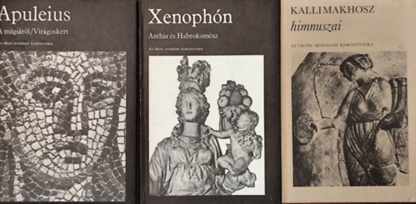 3 db k�tet Az �kori irodalom kisk�nyvt�ra sorozatb�l